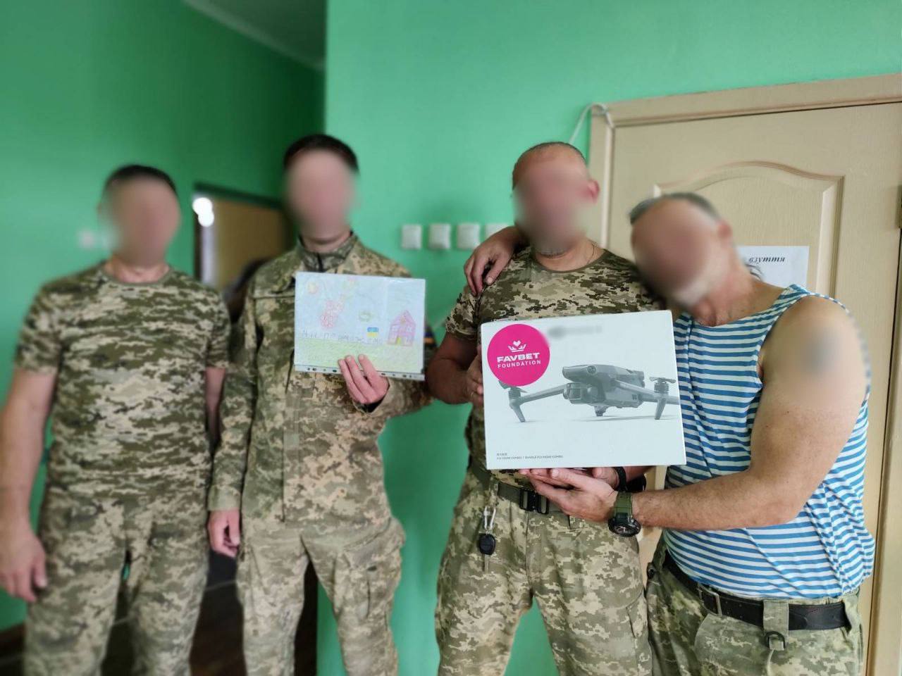 ЗСУ отримали ще 5 квадрокоптерів за сприяння Favbet Foundation